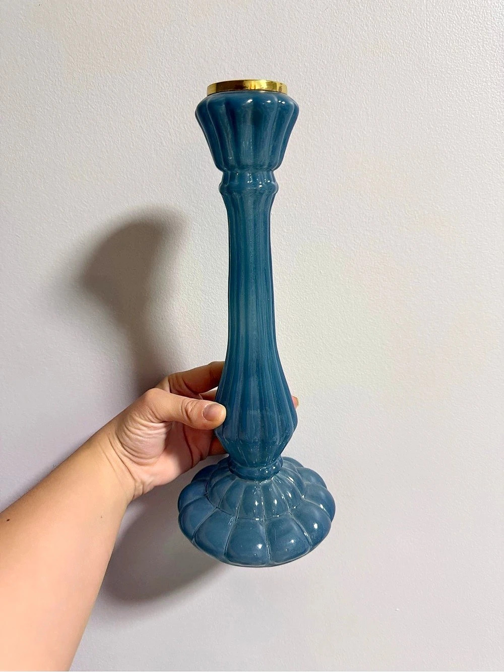Opalhouse Translucent Glass Taper Candlestick Holder